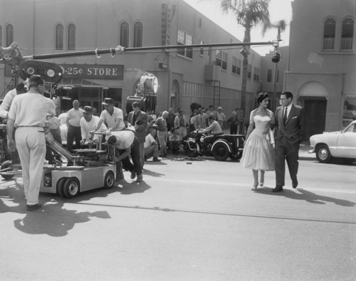 Still from the production of Invasion of the Body Snatchers.