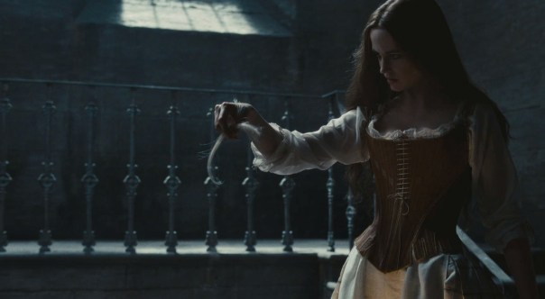 BUT SHE IS BLONDE IN THE TRAILER!