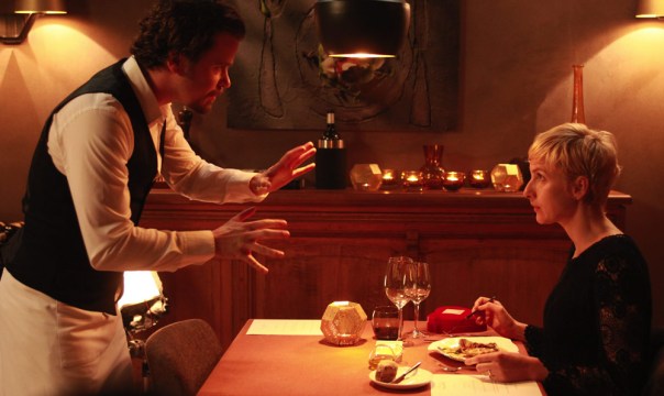 'So can I, er, touch the brassi- Oh, *brasserie*? No, because I thought never mind'