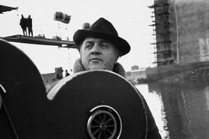 Would you trust a man like this with a first-century satirical text? Federico Fellini on the set of Satyricon