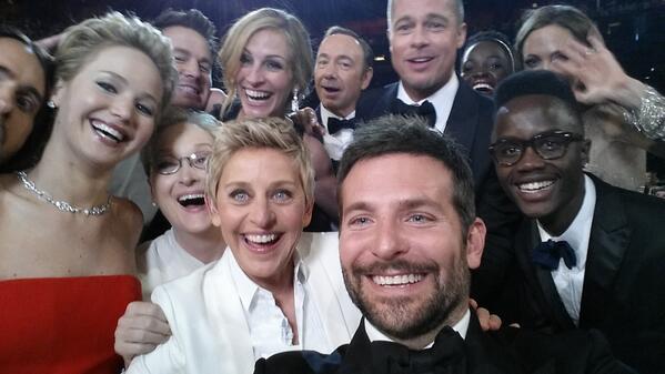 oscar nominees selfie