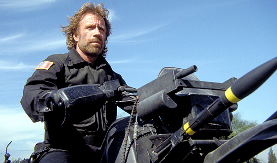 Chuck Norris in The Delta Force (as featured in Electric Boogaloo