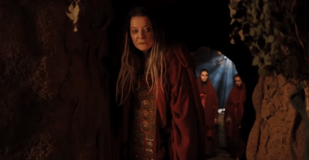 This is Ohila, of the Sisterhood of Karn, an order first seen in 1976's 'The Brain Of Morbius', or, as you might know her, 'Whothefuckisthatagain?'