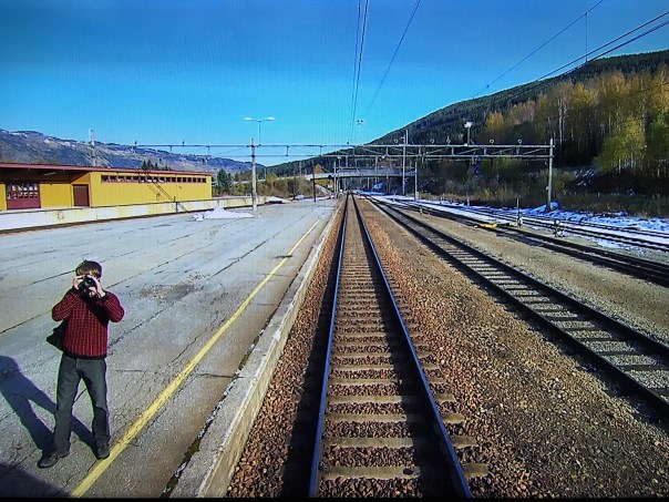 The Chief Executive of Southern Rail here seen marvelling at a 'working' train.
